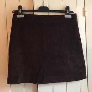 Banana Republic Brown Corduroy Skirt